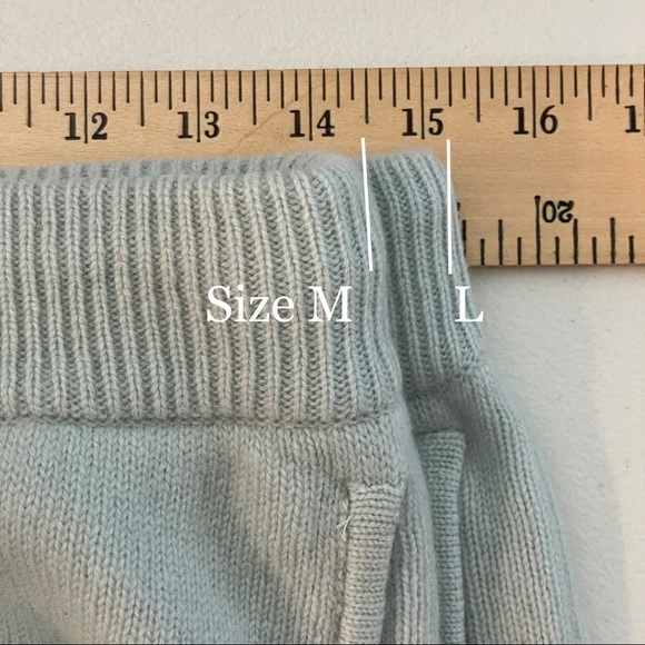 RELISTED! LoveShackFancy L Cashmere Wool Blend Tristan Drawstring Tassel Pants - Picture 14 of 17